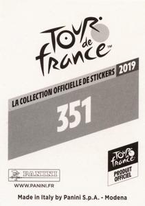 2019 Panini Tour de France #351 Bernard Hinault Back